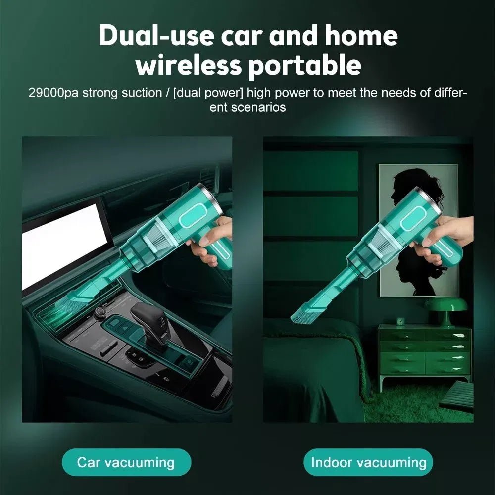 29000PA Cordless Hand Held Vacuum Cleaner Mini Portable Car Auto Home Wireless - Achevera