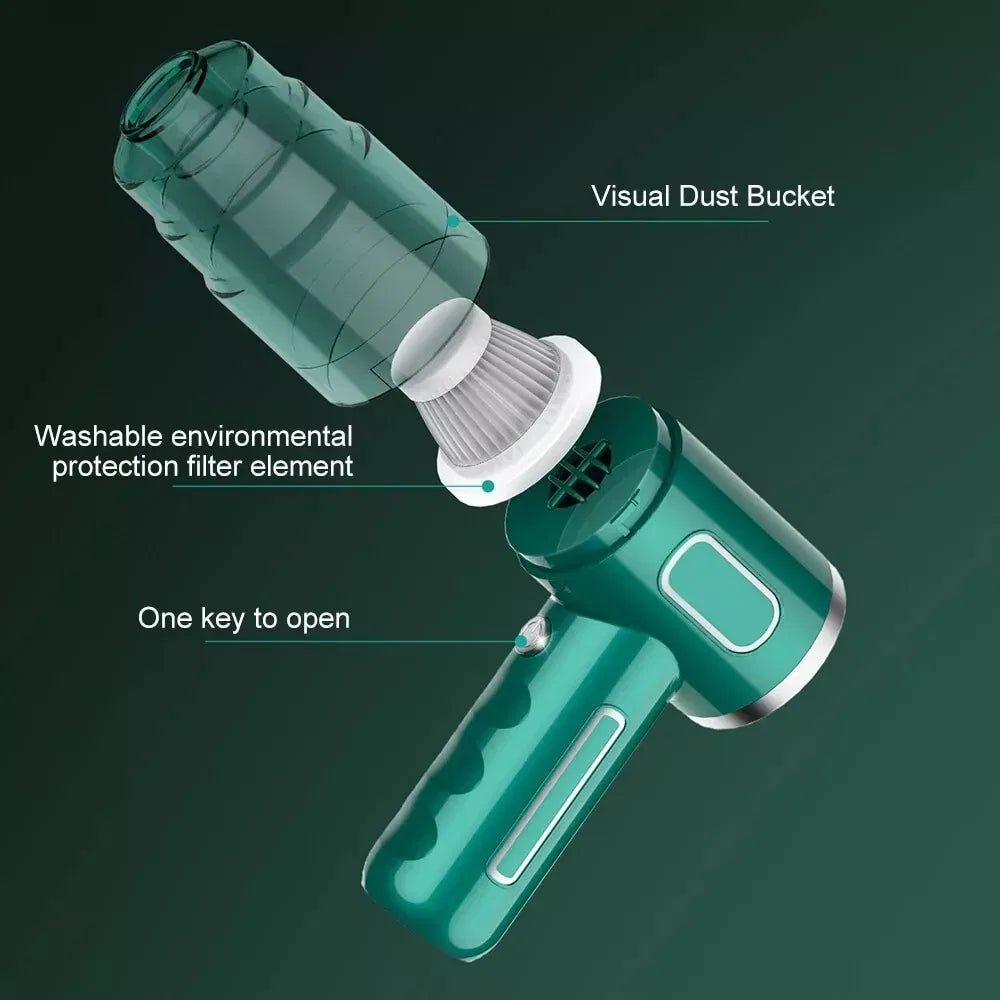 29000PA Cordless Hand Held Vacuum Cleaner Mini Portable Car Auto Home Wireless - Achevera