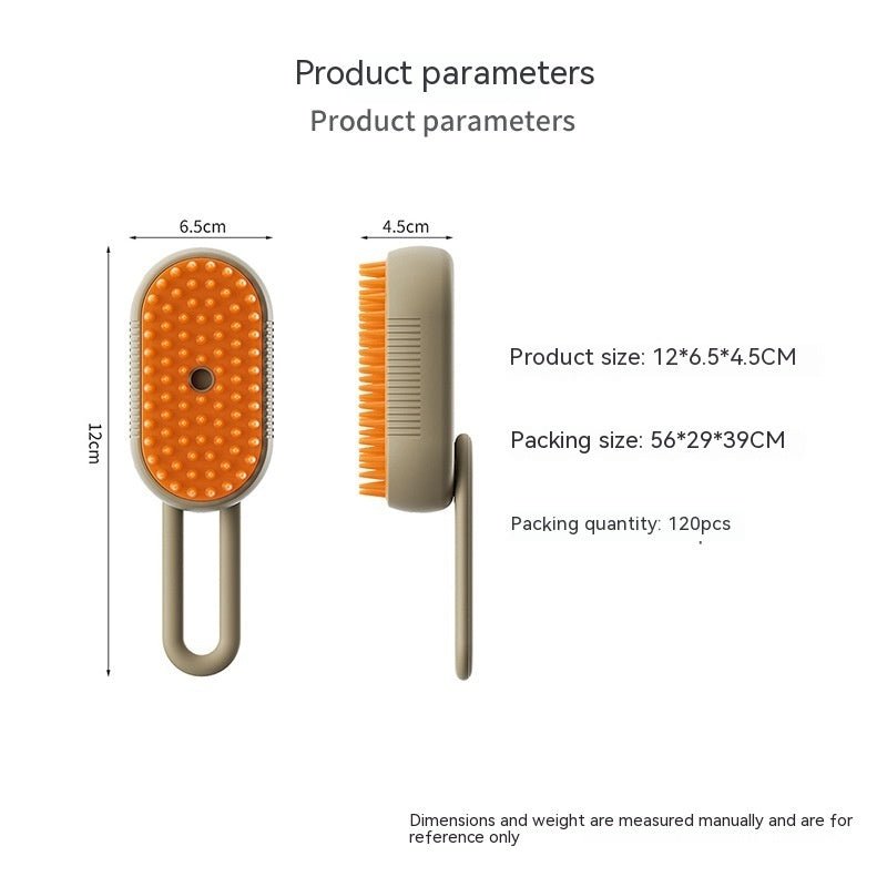 Electric 3-in-1 Pet Grooming Brush for Cats and Dogs - Achevera