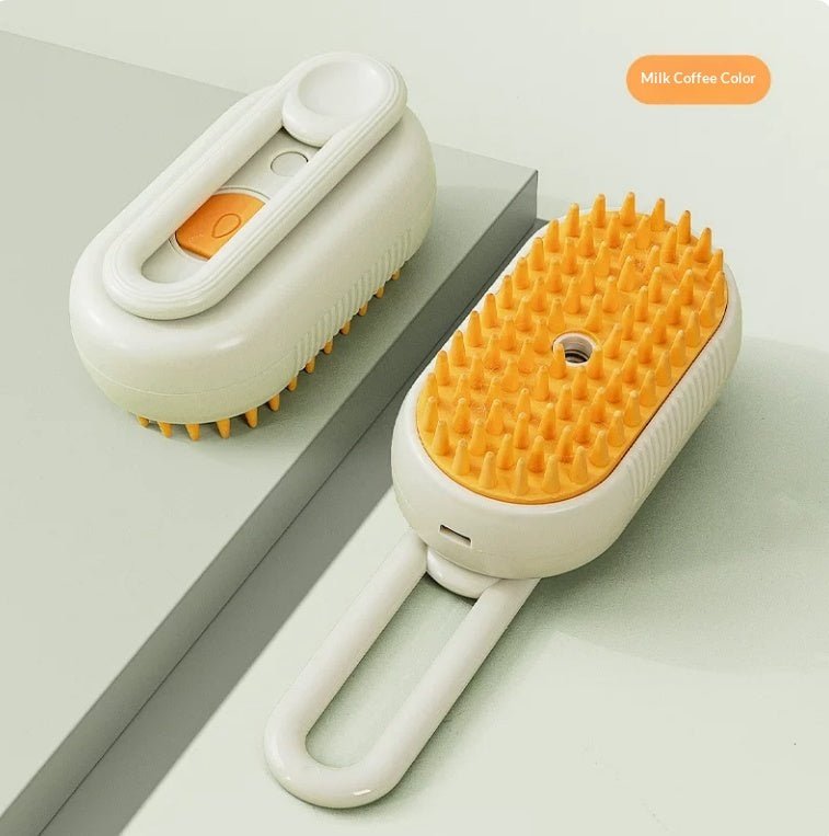 Electric 3-in-1 Pet Grooming Brush for Cats and Dogs - Achevera