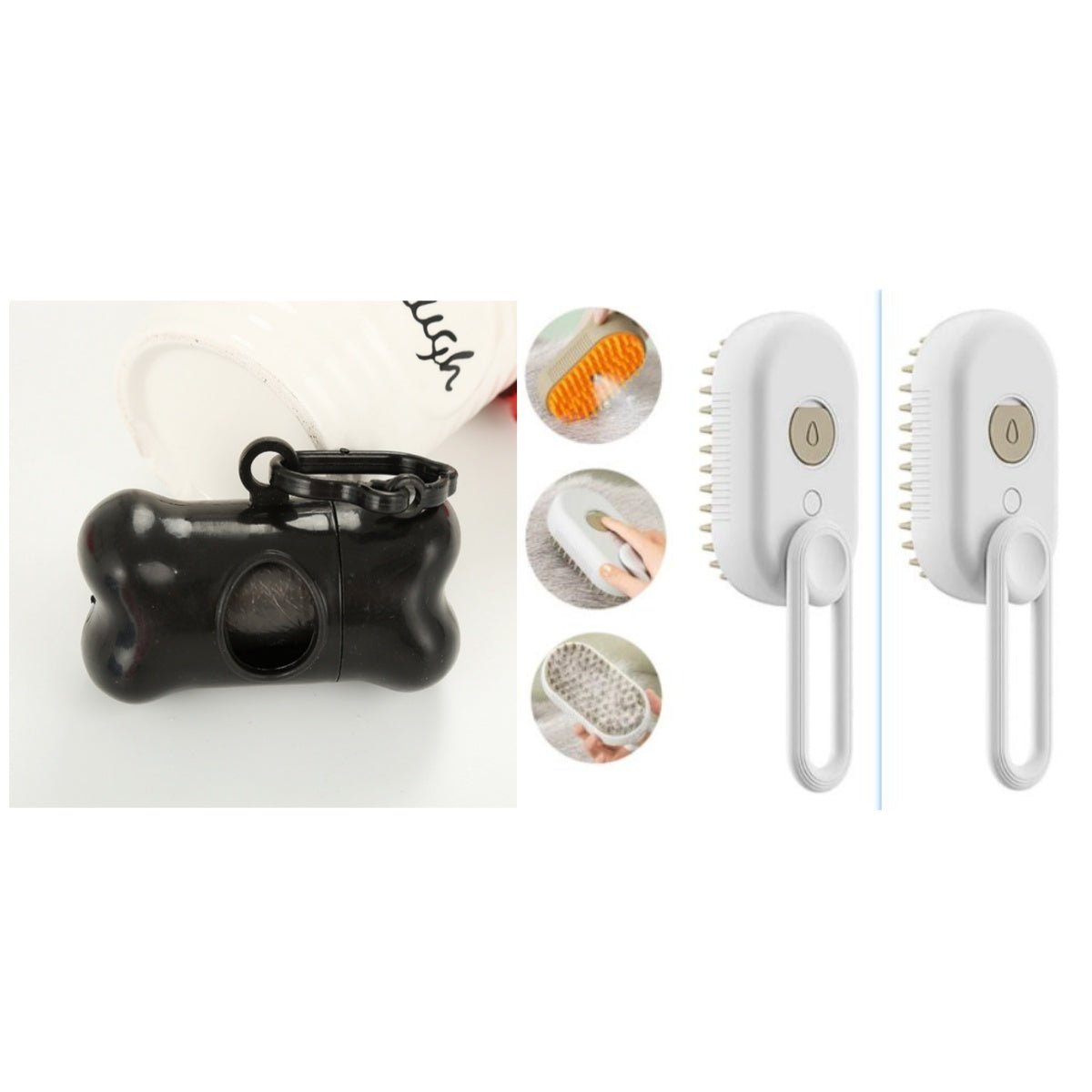 Electric 3-in-1 Pet Grooming Brush for Cats and Dogs - Achevera