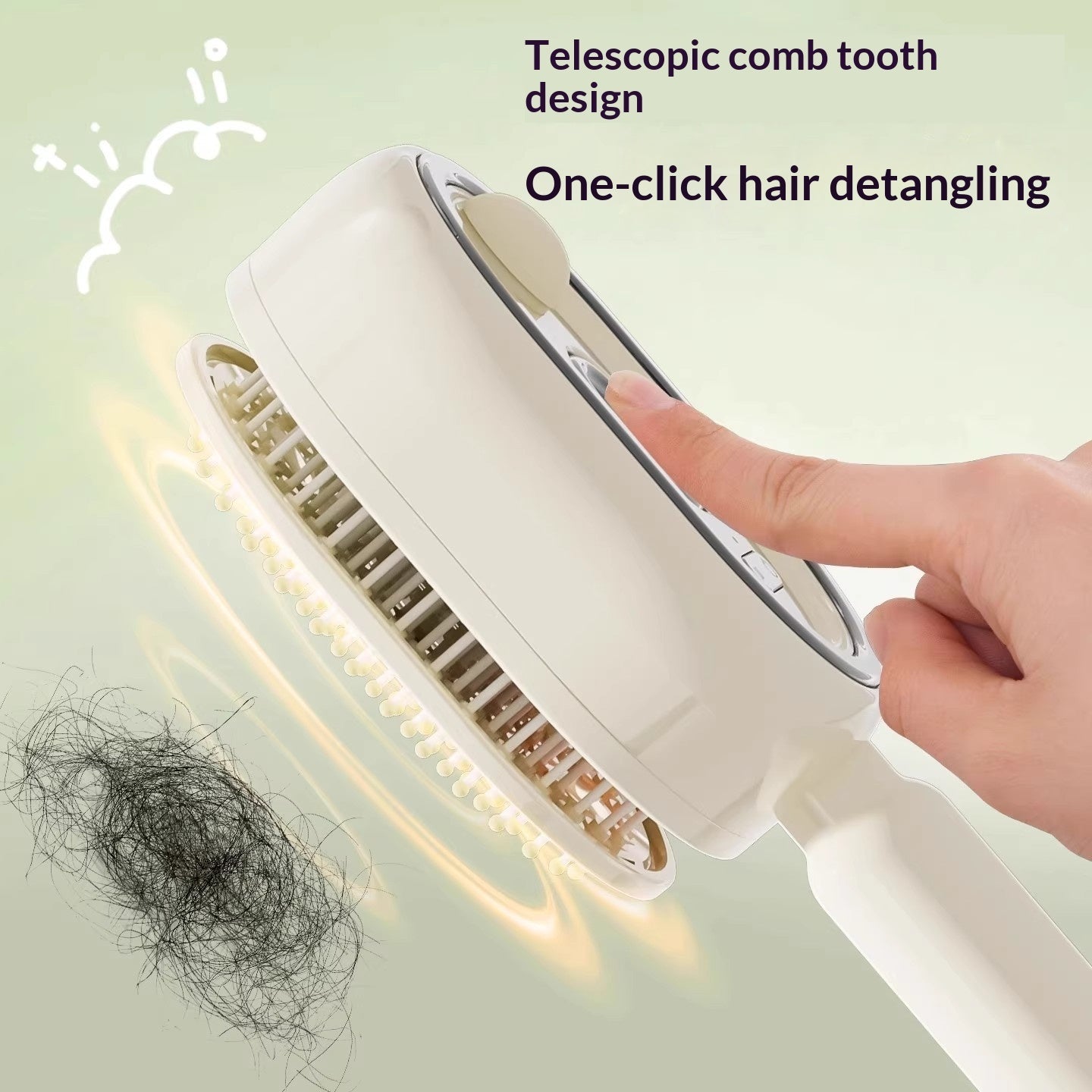 Electric Spray Massage Hair Brush – Anti-Static Hair Care Tool - Achevera