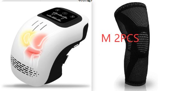 Rechargeable Electric Knee Massager with Infrared Heating for Pain Relief - Achevera