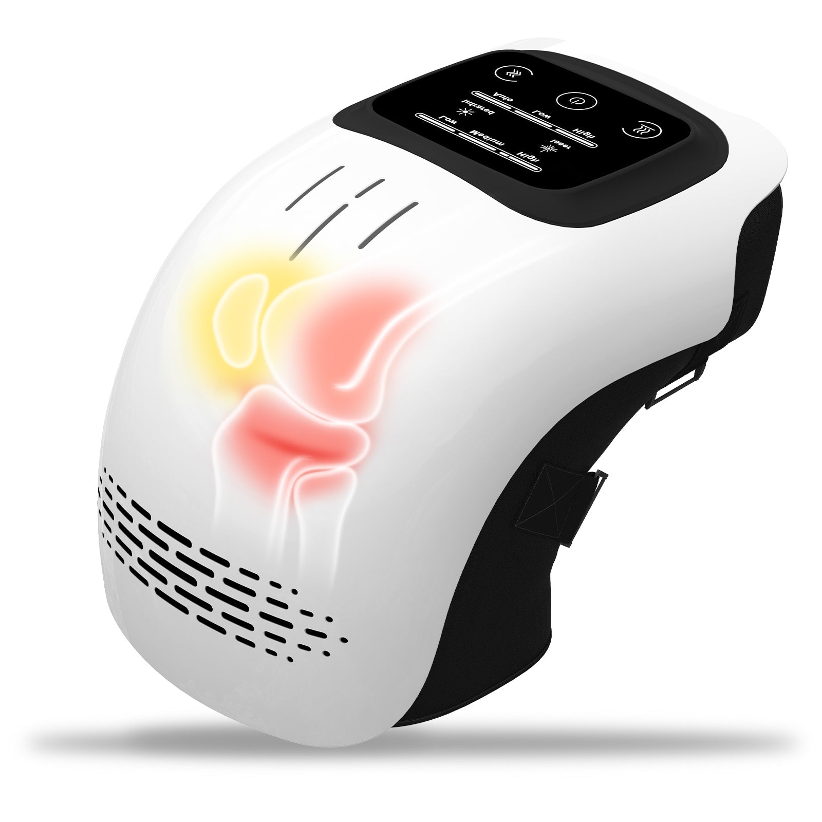 Rechargeable Electric Knee Massager with Infrared Heating for Pain Relief - Achevera