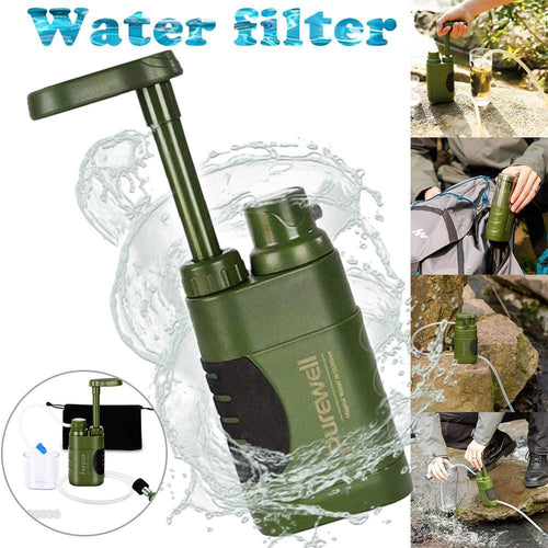 Compact Emergency Water Purifier for Outdoor Survival Gear - Achevera