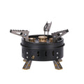Portable Windproof Camping Cookout Gas Stove Holder Set - Achevera